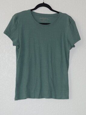 Peruvian Connection Prima Cotton Green T-Shirt – Size M – Made in Peru